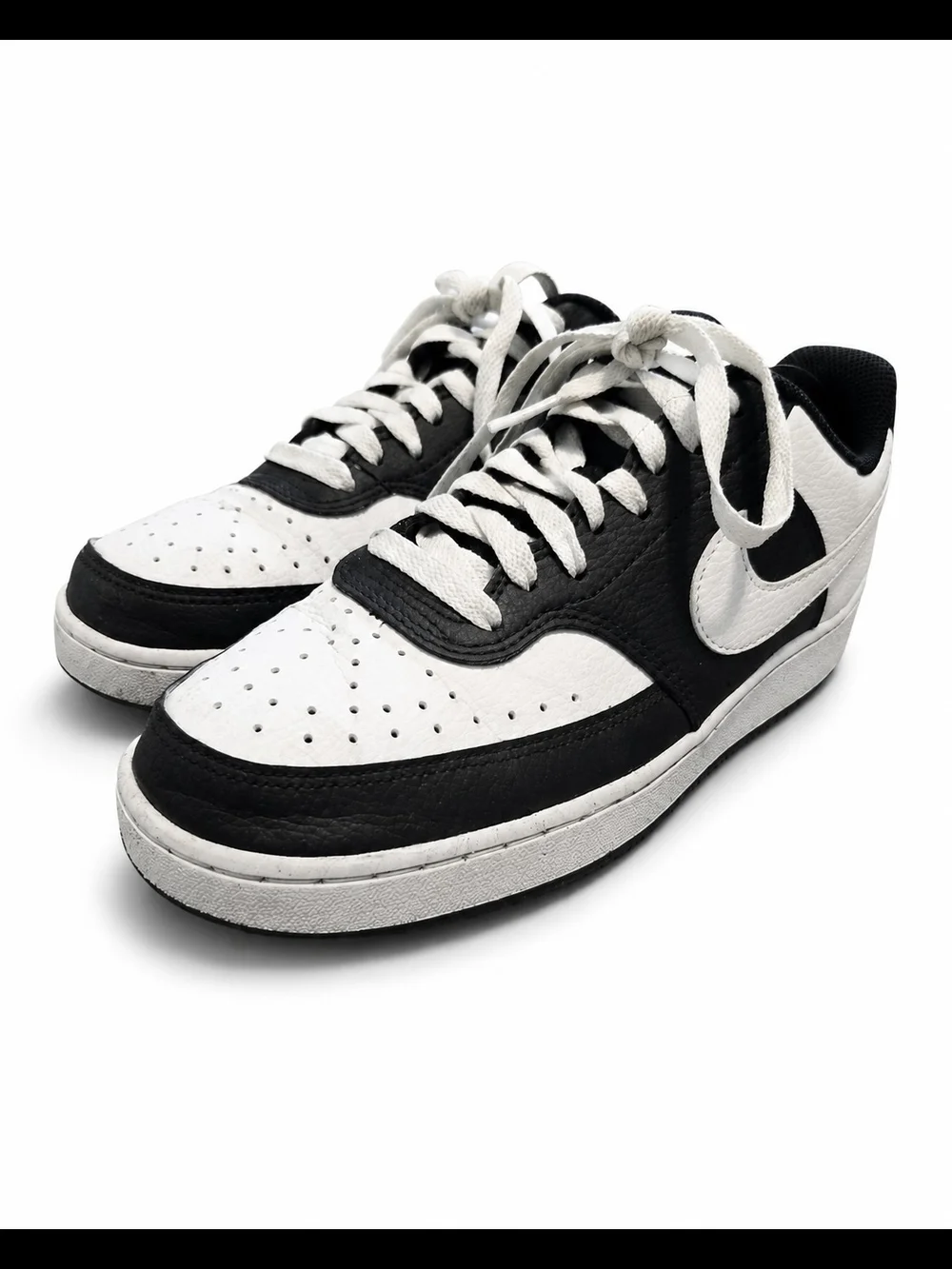 Nike Black and White Women's Low-Top Sneakers